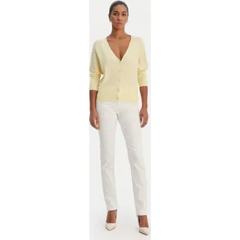Dámský svetr Morgan Kardigan 251-MBATSI Žlutá Slim Fit M