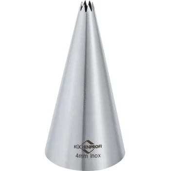 Küchenprofi BAKE PROFI hvězdicová špička Ø 4 mm nerez