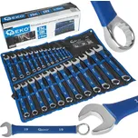 Klíče očkoploché s pogumovanou rukojetí AntiSlip 6-32mm, sada 25 ks, Geko G11147