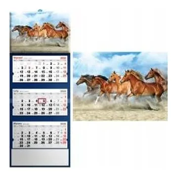 Kalendář Kalendarz 2026 trójdzielny konie