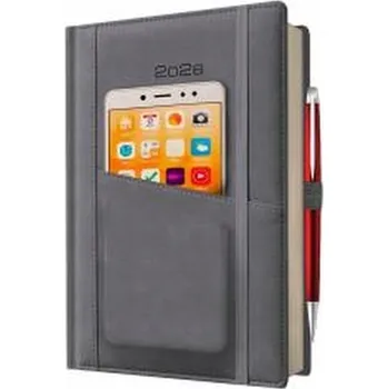 Diář Kalendarz 2026 A5 dzienny z kieszonką i gumką (pl, 2025, Evena)