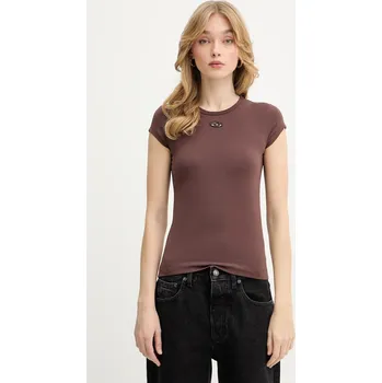 Pánská móda Tričko Diesel T-ANGIE-OD A19912.0AFAA hnědá 88X, vel. S