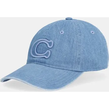 Kšiltovka Bavlněná baseballová čepice Coach 29CCN89 modrá 55X, vel. ONE SIZE