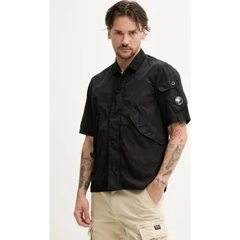 Pánská košile Košile C.P. Company 18CMOS035A005904G černá 99X, vel. XL