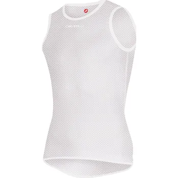 spodní triko bez rukávu Castelli Pro Mesh 2.0 Sleeveless White XXL