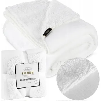 Prostěradlo Deka Eurofirany z mikrovlákna 150 cm x 200 cm bílá