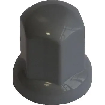 Matice Kryty šroubů matice kol 33 mm vysoká šedá, plastová