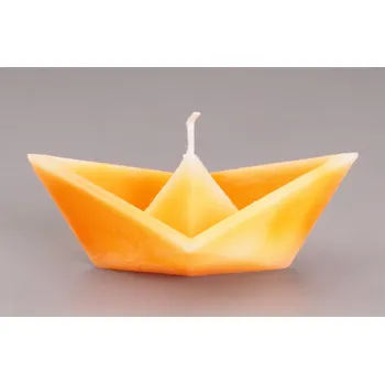 Svíčka Svíčka lodička - malá - oranžová