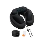 Cestovní polštář na krk JINXIA, přenosný polštář na krk z paměťové pěny do letadel, aut, vlaků,