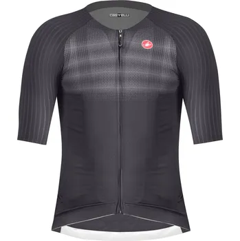 cyklistický dres dres Castelli Aero Race 8S Jersey Black XL