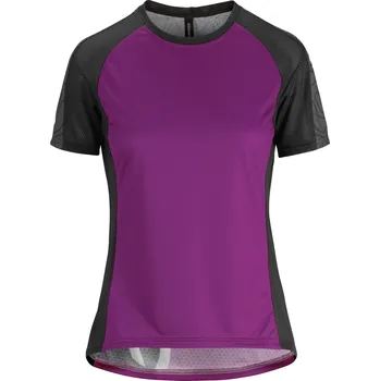 cyklistický dres dámský dres ASSOS TRAIL Woman SS Jersey Cactus Purple S