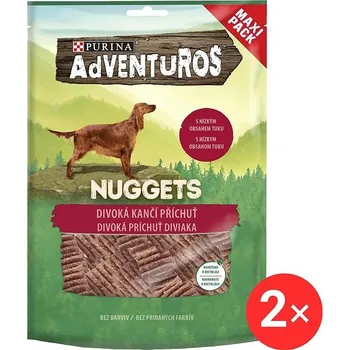 Pamlsek pro psa Adventuros Nuggets pamlsky pro psy kančí 2x300 g