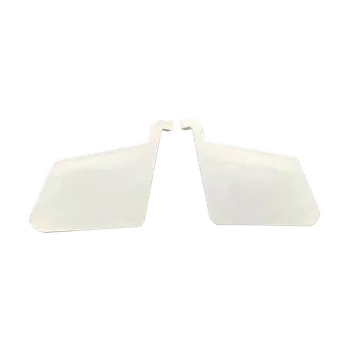 Stavební profil Den Braven Koncovka balkónového profilu 2 pcs bílá RAL 9010