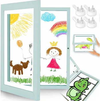 Obraz RÁMEČEK S OTEVÍRATELNÝMI OBRÁZKY A FOTOGRAFIEMI PRO DÍTĚ