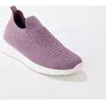 Nazouvací tenisky z prodyšného textilu lila 37