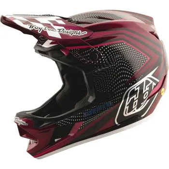 Cyklistická přilba Troy Lee Designs Integrální helma Troy Lee Designs D4 CARBON X SRAM RADIOSCAPE BLK / BERRY 2025 - S (55-56cm)