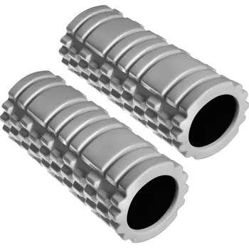 TecTake GmbH 406324 masážní váleček - šedá,sada 2 kusů