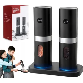 Kuchyňský mlýnek Elektrický mlýnek Bedee kovový černý