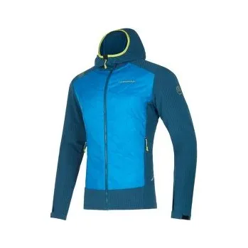Pánská bunda La Sportiva KAP HYBRID HOODY Men Electric Blue/Storm Blue modrá M