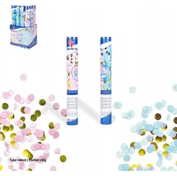 Konfeta Veselé konfety v tubě 40 cm pro děti