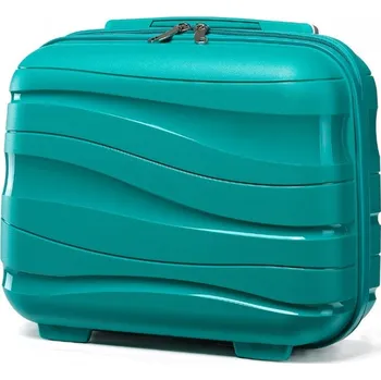 Kosmetický kufr KONO toaletní pouzdro K2094L - polypropylen - tyrkysová - 11L K2094L