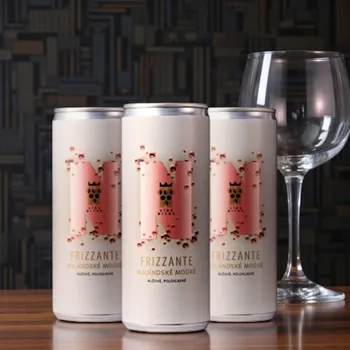 Víno SHEBO WINERY Frizzante bílé – RULANDSKÉ MODRÉ 250ml, plechovka do minibarů