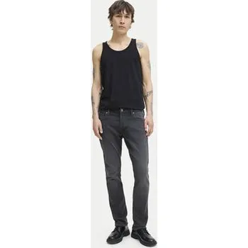 Pánská móda Jack & Jones Jeansy Mike Fox 12278115 Černá Tapered Fit 32_34
