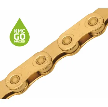 Řetěz na kolo KMC X FLAT TiN Gold 126 článků (Řetěz KMC X FLAT TiN Gold126 článků 12-/13)