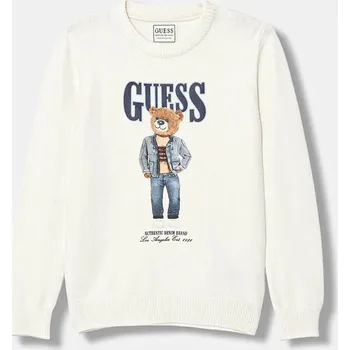 Dívčí svetr Dětský svetr Guess N6RR01.Z2ZK2.PPY2 bílá 00X, vel. 113-118