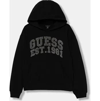 Chlapecká mikina Dětská bavlněná mikina Guess J6RQ02.KA6R4.PPY2 černá 99X, vel. 158-166