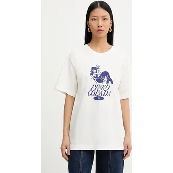 Pánské tričko Bavlněné tričko Pinko 105526.A33N béžová 01X, vel. S