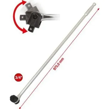 Ruční nářadí Rukojeť s kloubem KS TOOLS 918.1801