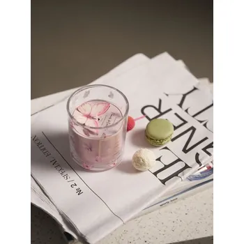 Svíčka Sinsay - Vonná svíčka Flowers Meadow - pastelová růžová - 457CO-03P - 457CO-03P-ONE