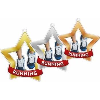 Poháry Bauer Akrylátová medaile MDASTARM16 | Běh