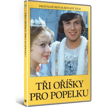 DVD film Tři oříšky pro Popelku (DIGITÁLNĚ RESTAUROVANÝ FILM) - DVD v krabičce (14mm), 1973