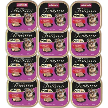 ANIMONDA Vom Feinsten mini junior krůtí/telecí/jablko 12x100g