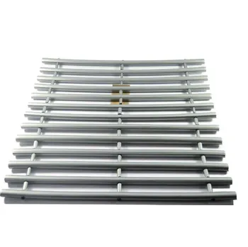 Protiskluzová podložka Rohož do sprchy plastová prutová 60 x 50 cm stříbrná