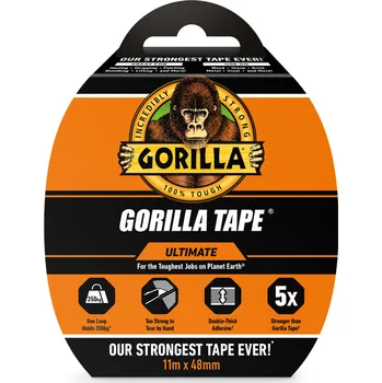 Gorilla Glue Gorilla Tape Ultimate 48mm x 11m, lepicí páska černá