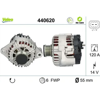 Alternátor Generátor VALEO 440620