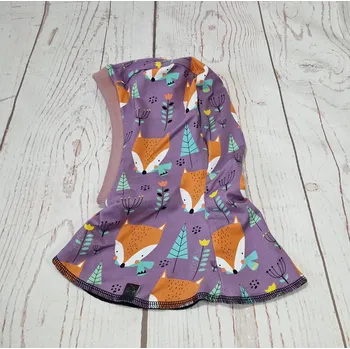 Kukla Kukla Yháček NEW, merino, Liščí hlavy na starofialové Obvod hlavičky: 50