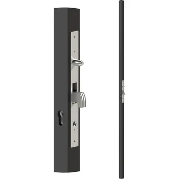 Stavební profil profil 40 x 40 x 1,5 mm s hákovým zámkem - profil 40 x 40 x 1,5 mm, délka 2 m, hákový zámek, vhodné pro rám posuvné brány, branky