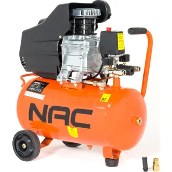 Kompresor NAC OLC-24-15-K-OW kompresor 24L 1,5kW 8 BAR