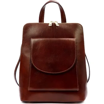 Městský batoh Dámský kožený batoh Patrizia 518-014 hnědý