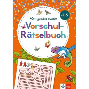 První čtění Klett Mein großes buntes Vorschul-Rätselbuch
