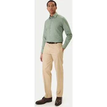 BOSS Košile H-Hank 50469345 Zelená Slim Fit 38