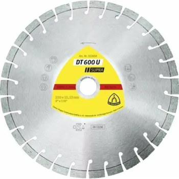 Brusný kotouč Segmentový diamantový kotouč Klingspor 350 mm x 3,0 mm x 25,4 mm DT600U, vyztužený beton (325195)