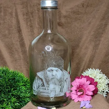 Sklenice JWD Gravírování lahví, lahev s gravírováním, gravírování na lahev. Varianta: 1 strana