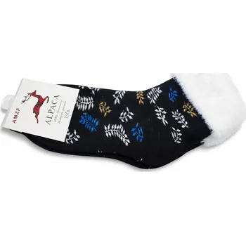 Dámské ponožky xcena Teplné ponožky se vzorem tmavé Velikost: 35-38