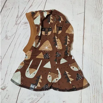 Kukla Kukla Yháček NEW, merino, Lišky a medvědi na kaštanové Obvod hlavičky: 48