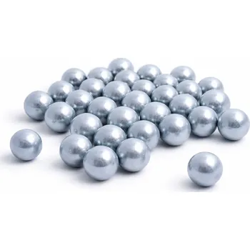 Jedlá dekorace na dort Cukrové perly šedé 7mm (39g)